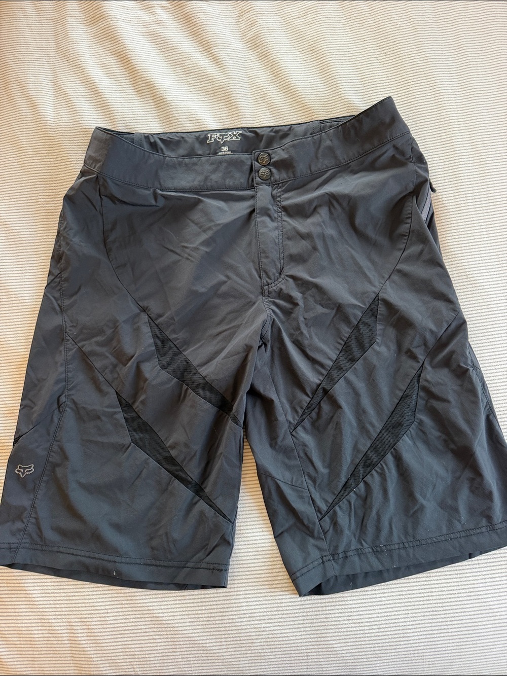 Fox Men’s Black Athletic Bike Shorts